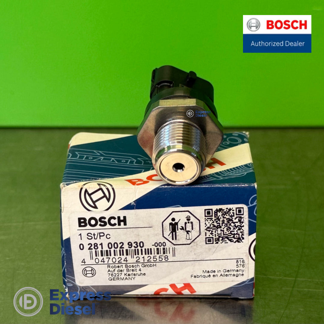Bosch 0281002930 rail pressure sensor M18 x 1.5 thread port top view