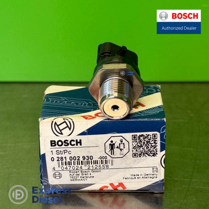 Bosch 0281002930 rail pressure sensor M18 x 1.5 thread port top view