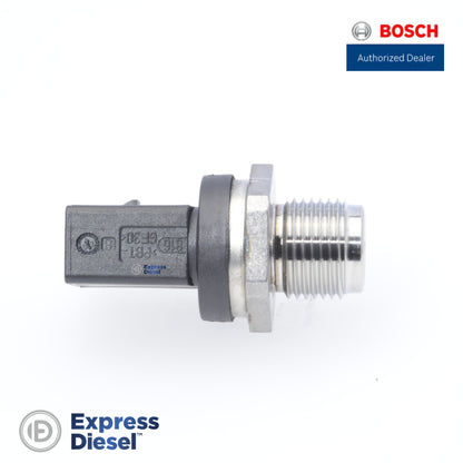 Bosch 0281002942 RDS4 rail pressure sensor 3-pin connector side view