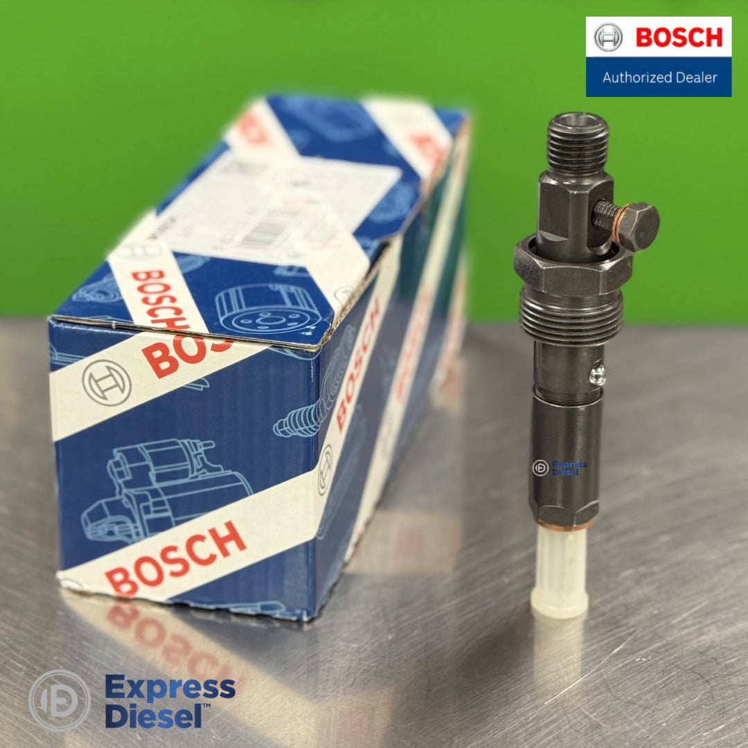 Genuine Bosch 0432133761 diesel fuel injector for Case and New Holland 4.5L engines with original Bosch OEM packaging
