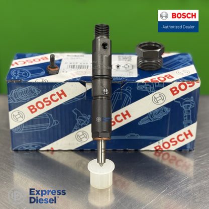 Top view of Bosch 0432133761 diesel injector nozzle tip for Case New Holland 445 4.5L engine