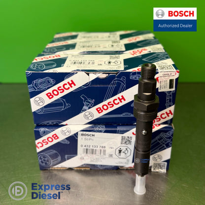 Bosch 0432133788 injector stamped body 2645F027 with set of 6 Bosch boxes and EAN label
