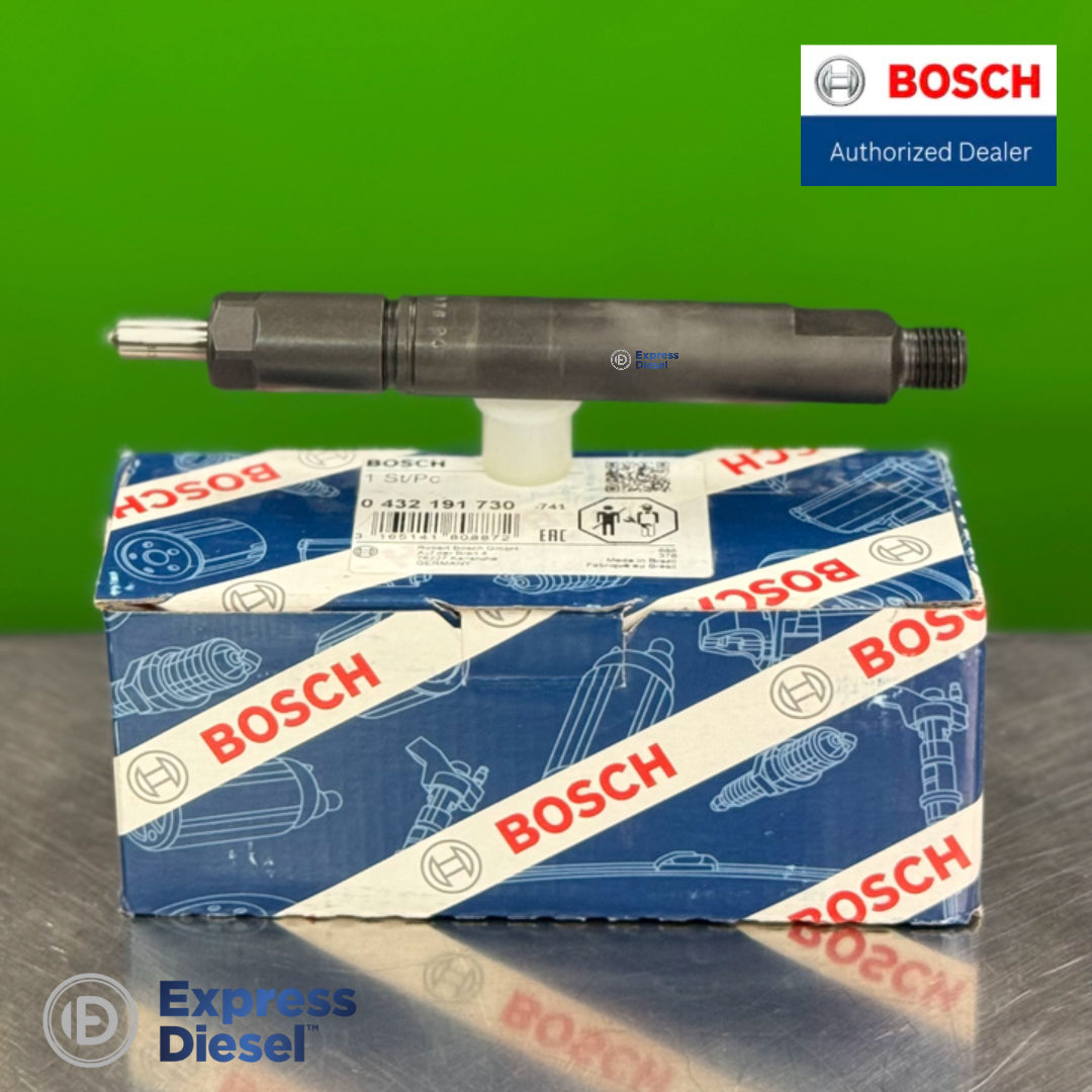 Genuine Bosch 0432191730 diesel fuel injector on original Bosch box for Volvo TD103, OE 479443 8112303