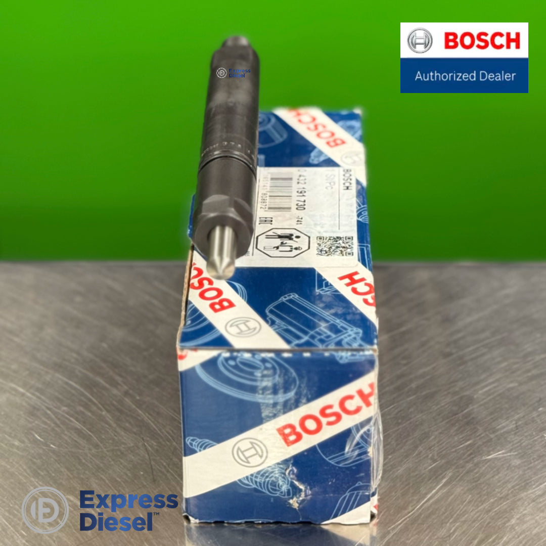 Bosch 0432191730 injector nozzle tip close-up, replacement for Volvo OE 479443 on FL10 F10 NL10
