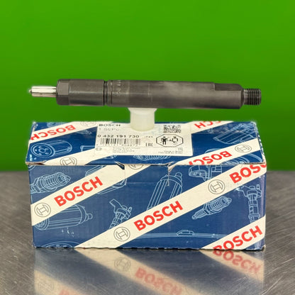 Bosch 0432191730 fuel injector on OEM box label with part number 0 432 191 730