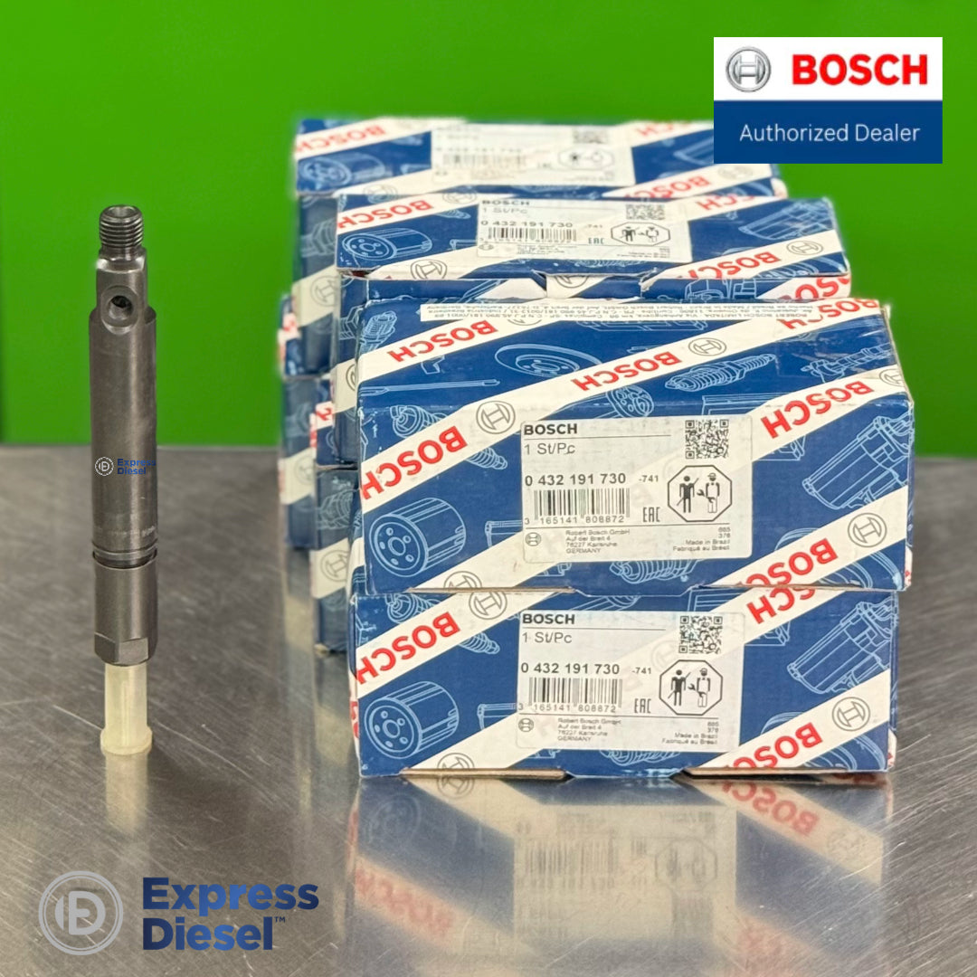 Six Bosch 0432191730 KBEL117P73 injectors complete engine set for Volvo FL10 F10 NL10, OE 479443 8112303