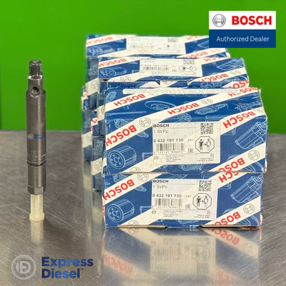 Six Bosch 0432191730 KBEL117P73 injectors complete engine set for Volvo FL10 F10 NL10, OE 479443 8112303