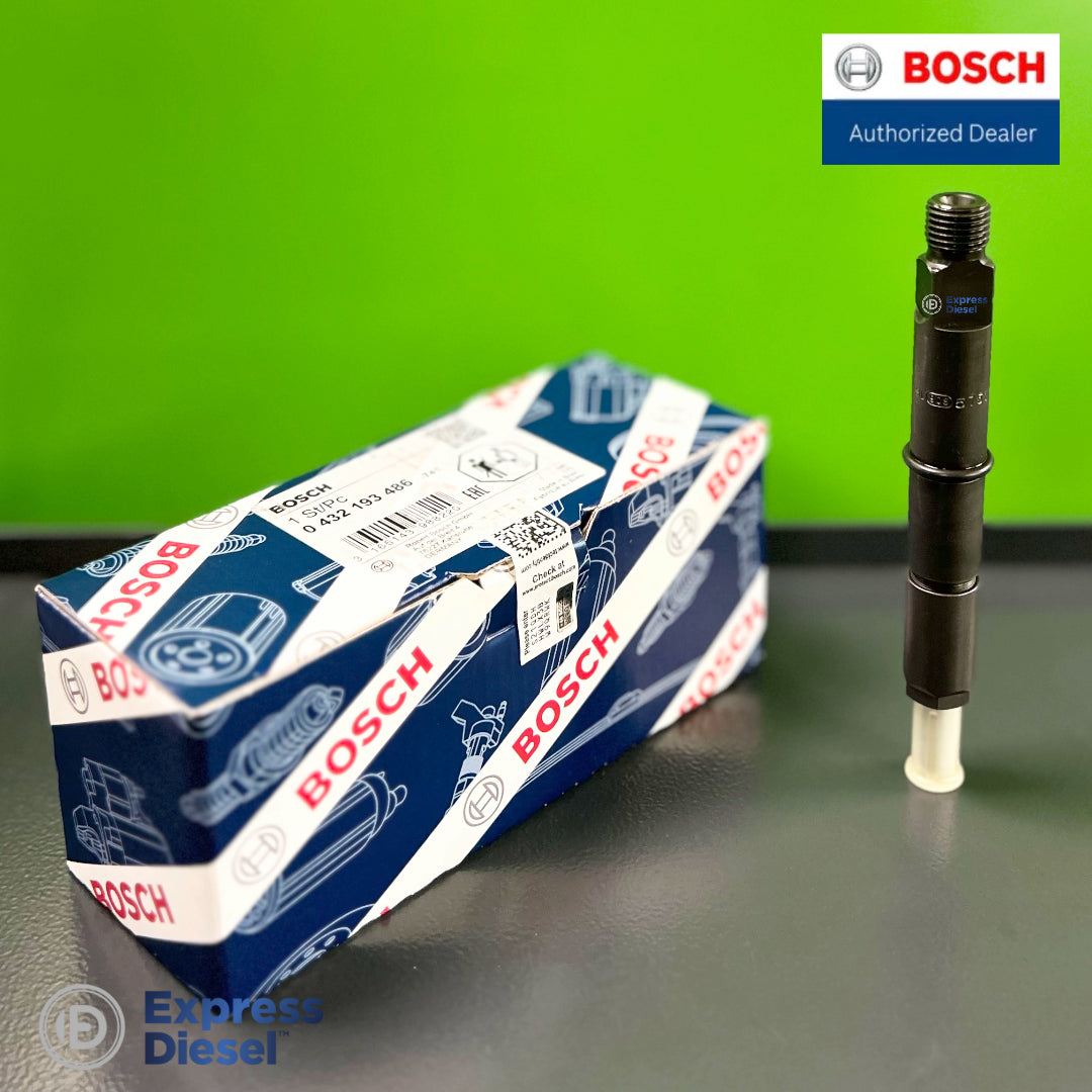 Bosch 0432193486 fuel injector with Volvo cross reference 24425916 for BL60 BL71 EC140B