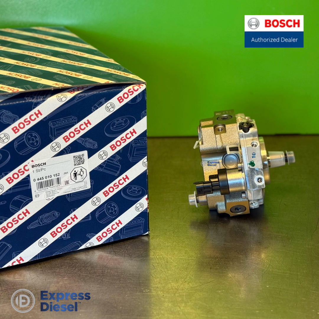 Bosch 0445010152 CP3 fuel injection pump packaging with EAN barcode 4047024446359