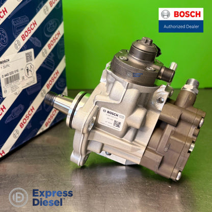 Bosch 0445020516 CP4 pump drive shaft with sealing ring and Bosch part number marking
