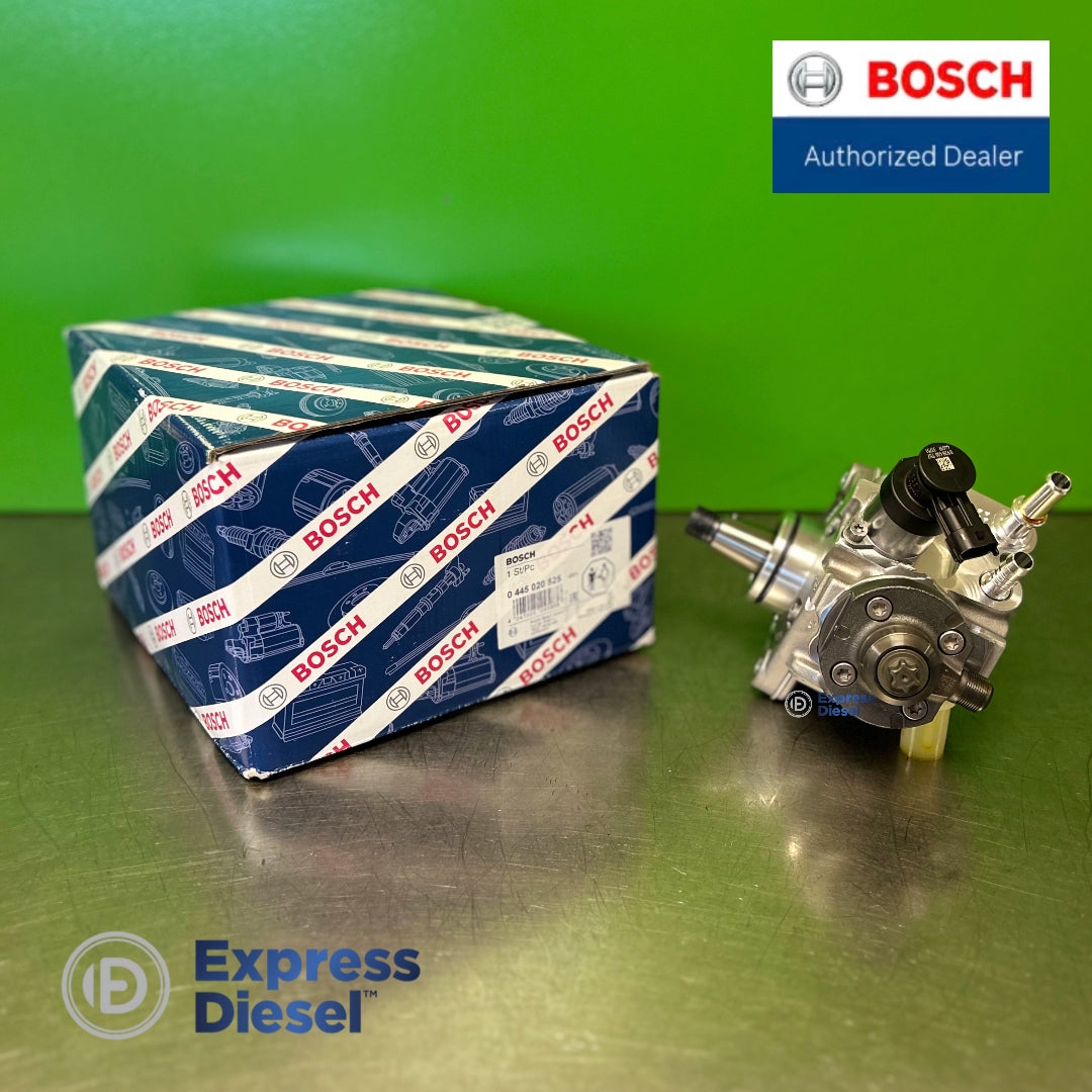 Rear view of genuine Bosch CP4 fuel injection pump 0445020525 for Deutz TCD diesel engine common rail system