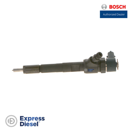 Bosch 0445110183 common rail injector - side profile of the injector body