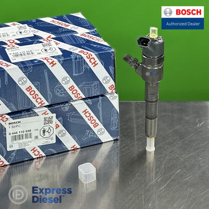 Genuine Bosch 0445110558 CRI2-16 common rail diesel injector set of 4 for Deutz TCD 3.6L with original Bosch OEM boxes
