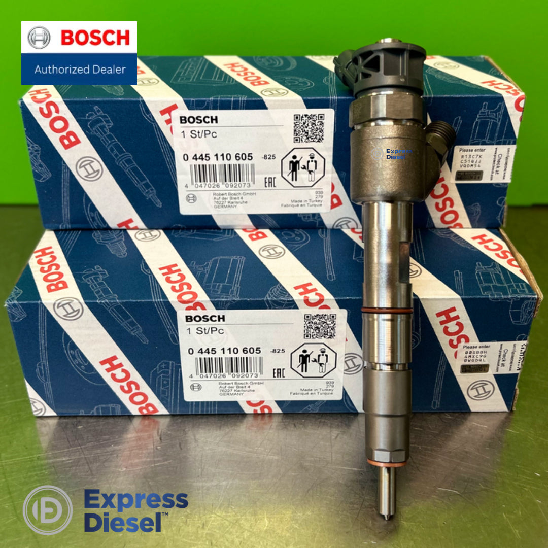 Bosch 0445110605 injector set of 3 - injector on stacked Bosch boxes