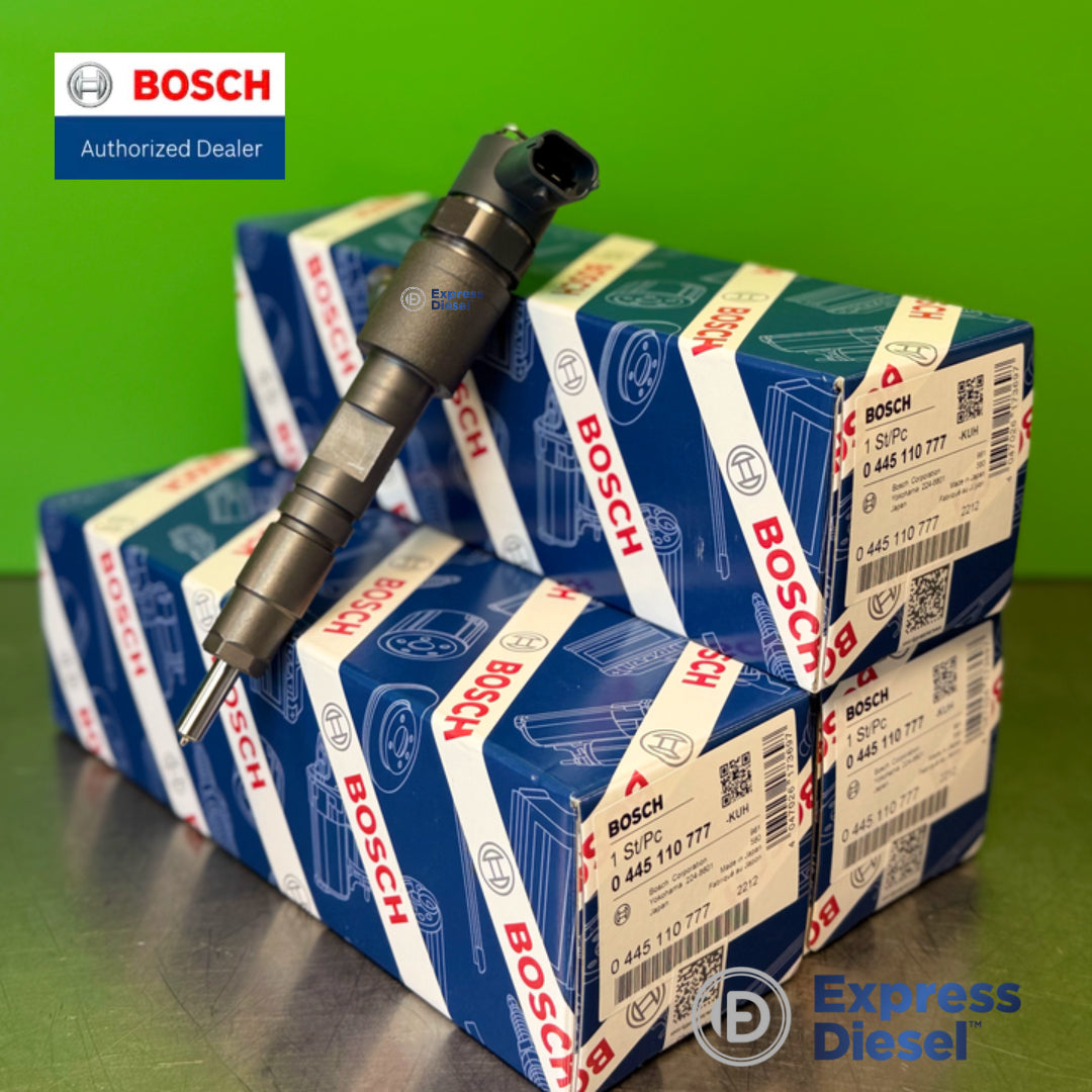 Bosch 0445110777 injector set of 3 - injector nozzle tip detail