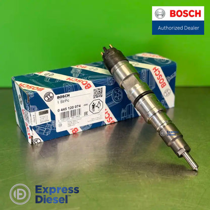 Bosch 0445120074 common rail injector with the original sealed Bosch box