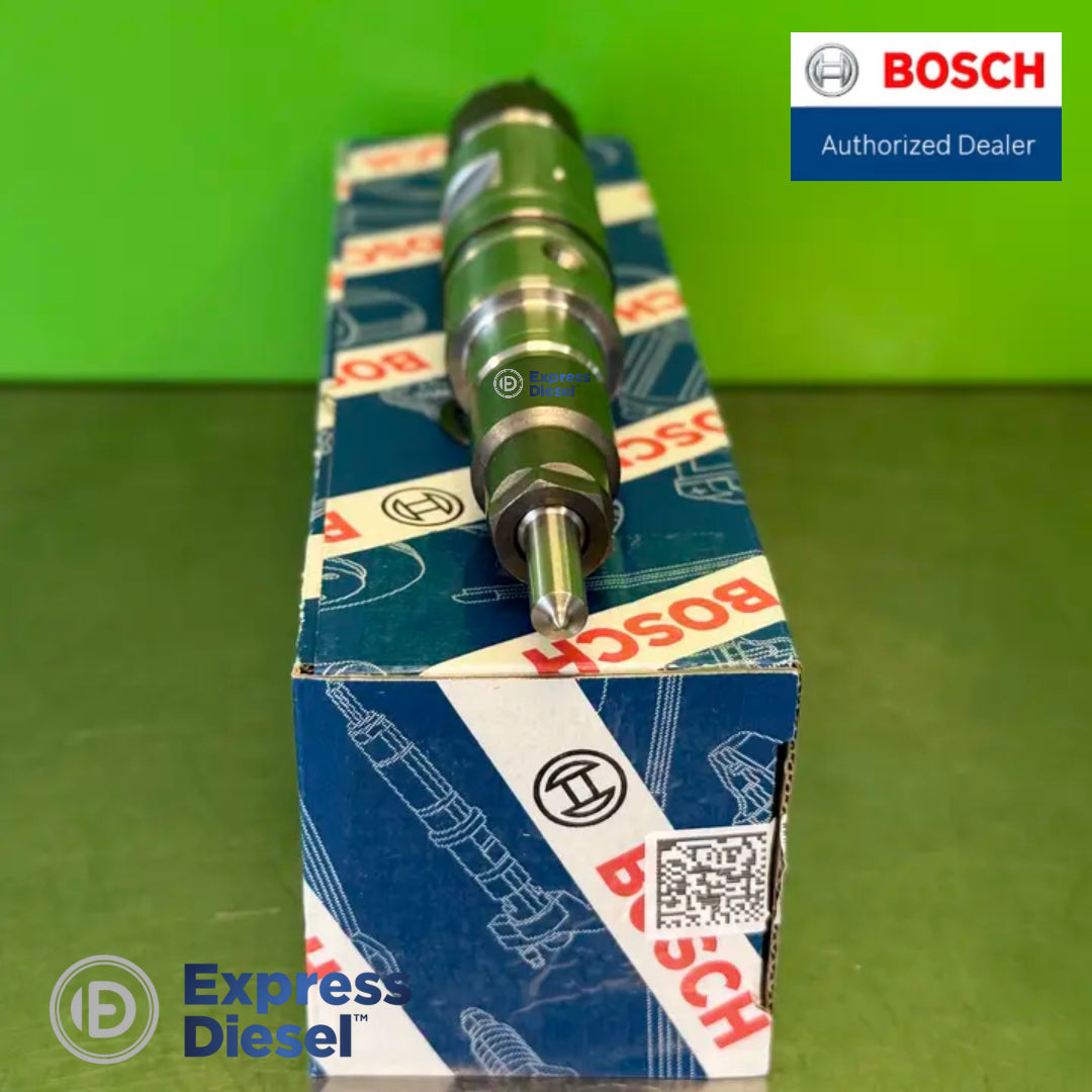 Bosch 0445120074 common rail injector - nozzle tip close-up