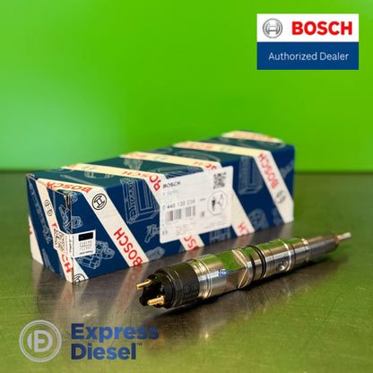 Bosch 0445120235 injector with Bosch reference 0986435553 for AGCO Power Sisu diesel engines