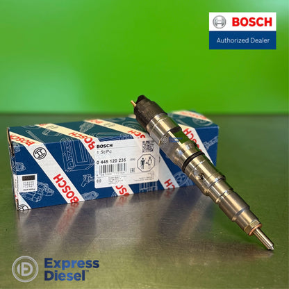 Bosch 0445120235 fuel injector EAN 4047024770164 made in Germany