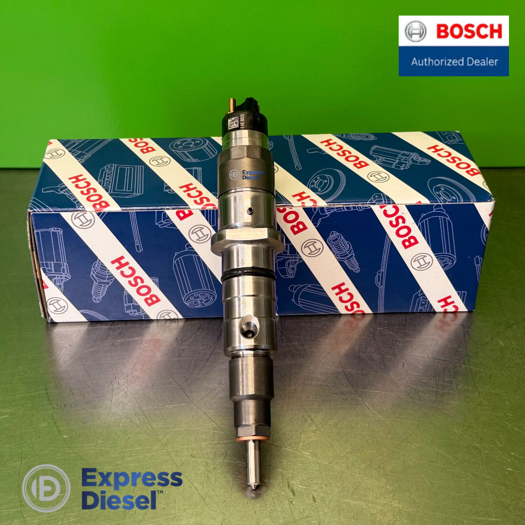 Nozzle tip detail of Bosch 0445120236 CRIN1-14/16 common rail diesel injector (Cummins 5263308)