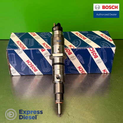 Nozzle tip detail of Bosch 0445120236 CRIN1-14/16 common rail diesel injector (Cummins 5263308)