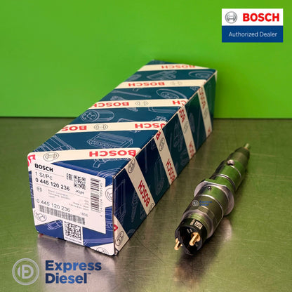 Bosch 0445120236 injector original OEM box label 0 445 120 236, made in Japan