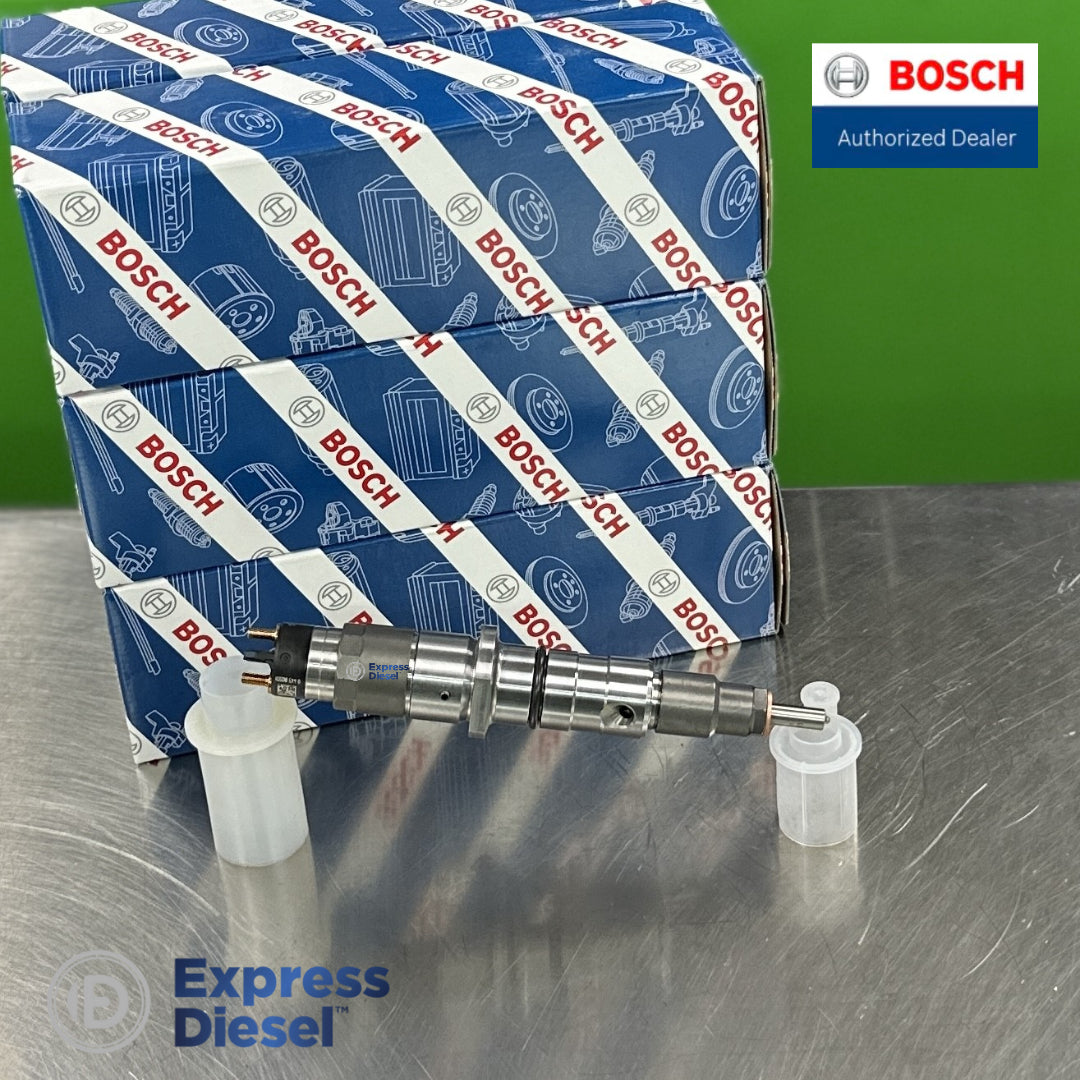 Bosch 0445120236 injector set of 6 - original Bosch boxes with injector for Cummins and Komatsu