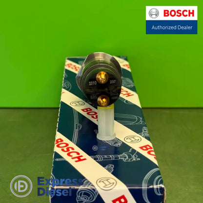 Bosch 0445120237 common rail injector - laser marking on the solenoid connector