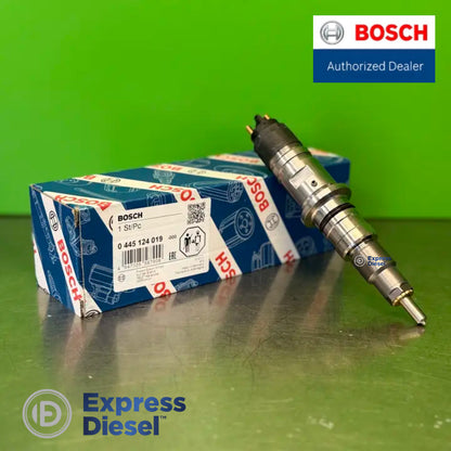 Bosch 0445124019 common rail injector with the original sealed Bosch box