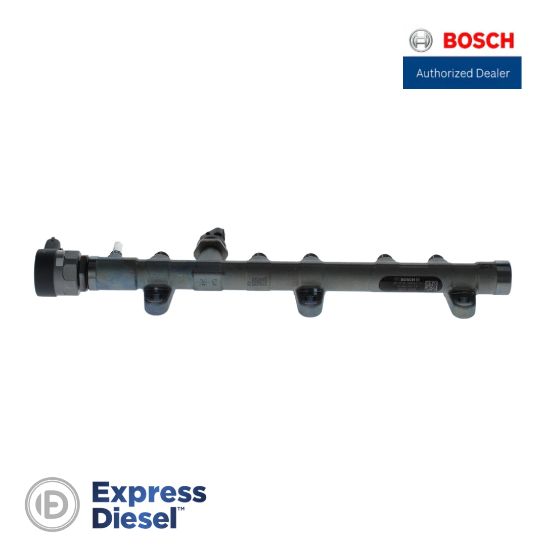 Bosch 0445214411 fuel rail for Hyundai H100 - Bosch part marking and label