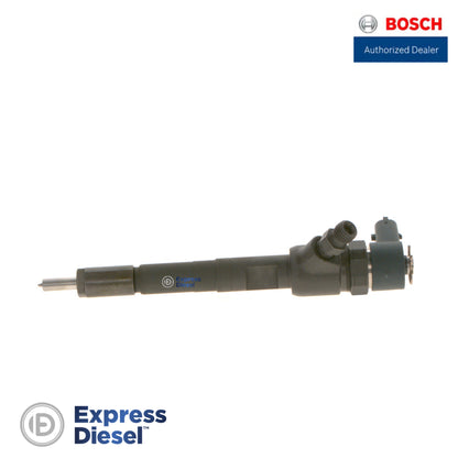 Bosch Exchange 0986435102 remanufactured common rail injector - full side view