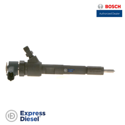 Bosch Exchange 0986435102 remanufactured common rail injector - side profile