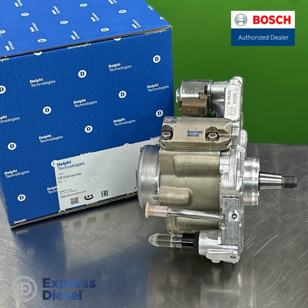 28490603 Side view of Delphi 28526888 common rail fuel pump for Bobcat Doosan D18 D24 engines