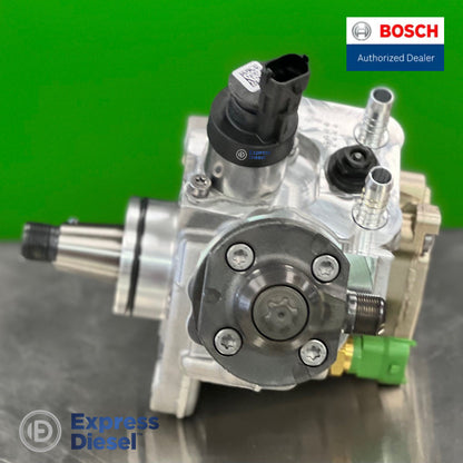 Bosch 0445020538 CP4 high-pressure fuel pump - drive shaft and fuel inlet ports