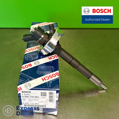 Bosch 0445110883 CRI2.1 injector - side angle view