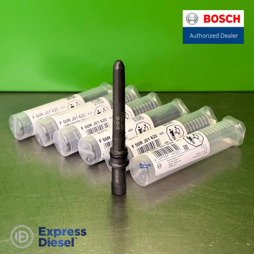 Set of 6 Bosch F00RJ01620 injector inlet connectors (Cummins 3975703), view 5