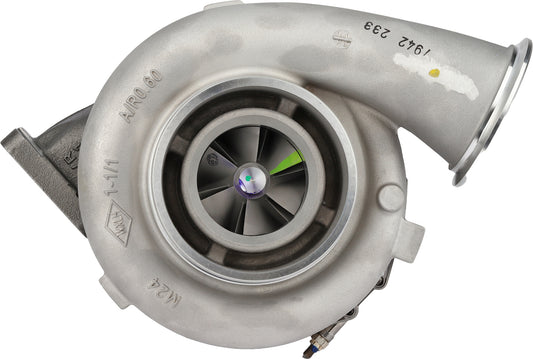 Garrett GTB4294 turbo compressor wheel and inlet, A/R 0.60, MTU S1600, ref 776599-0010