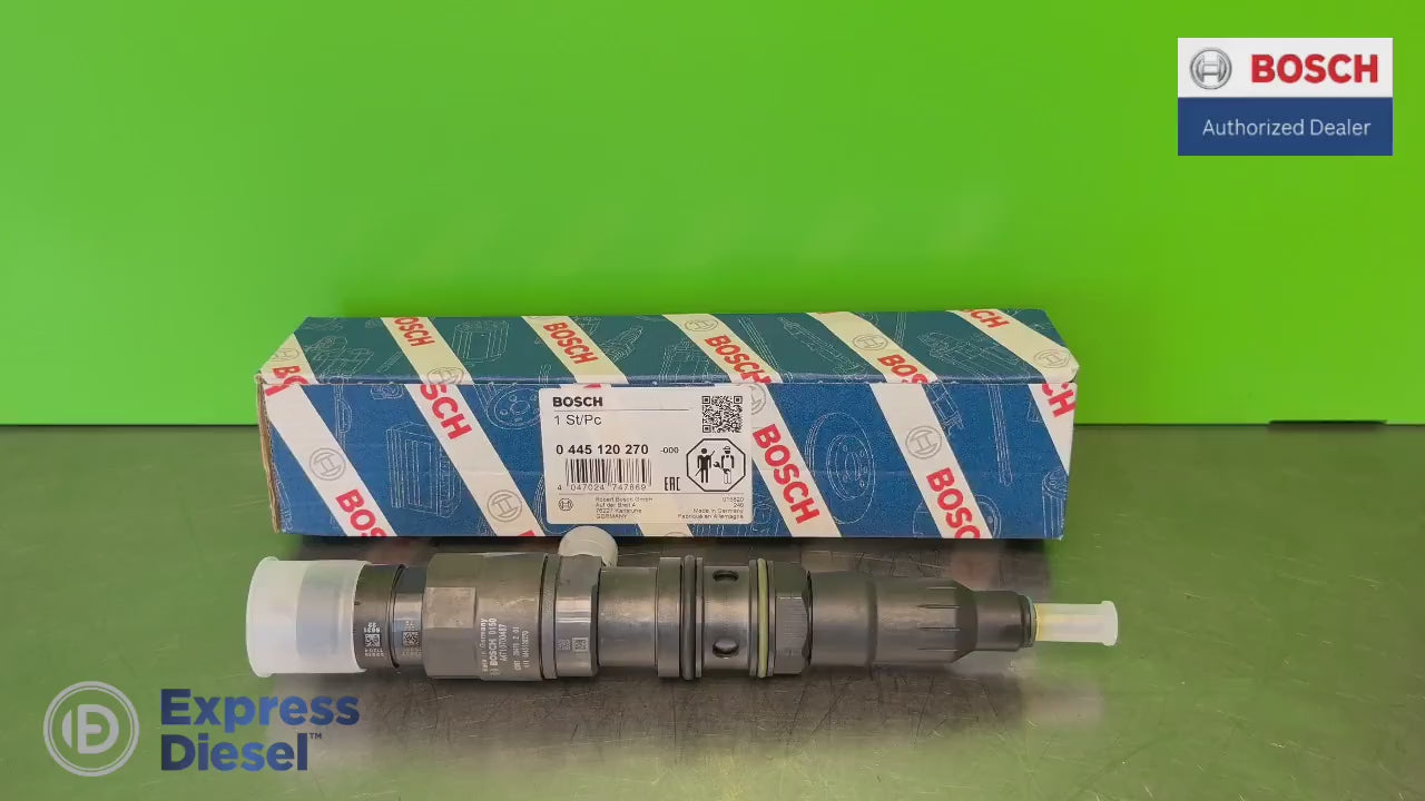Bosch 0445120270 CRIN4 injector product video – Mercedes-Benz Actros Antos Arocs OM 471