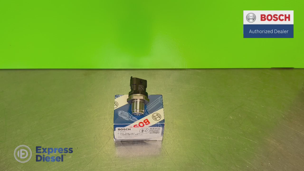 Bosch 0281006187 genuine rail pressure sensor presentation video for Renault Nissan 2.0 dCi M9R common rail diesel