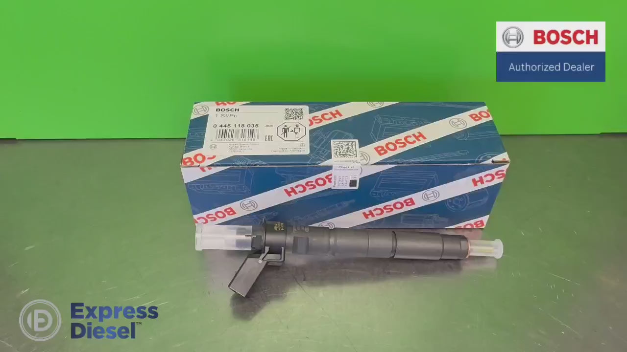 Bosch 0445118035 CRI3-22 piezo injector product video - BMW M550d, 750d, X5 M50d and X6 M50d with the N57 D30C engine
