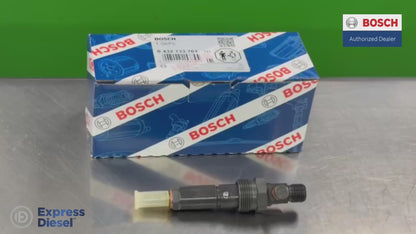 Genuine Bosch 0432133761 diesel fuel injector for Case and New Holland 4.5L engines product presentation video