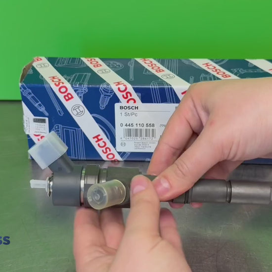 Genuine Bosch 0445110558 0445110455 CRI2-16 common rail diesel fuel injector for Deutz TCD 3.6L agricultural and industrial diesel engines video presentation 