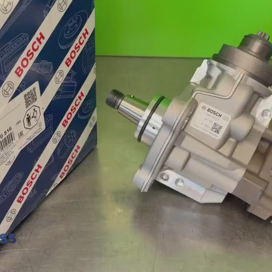 Video of the genuine new Bosch 0445020516 CP4 injection pump for New Holland, Case, Steyr and FPT F5 3.4L engines