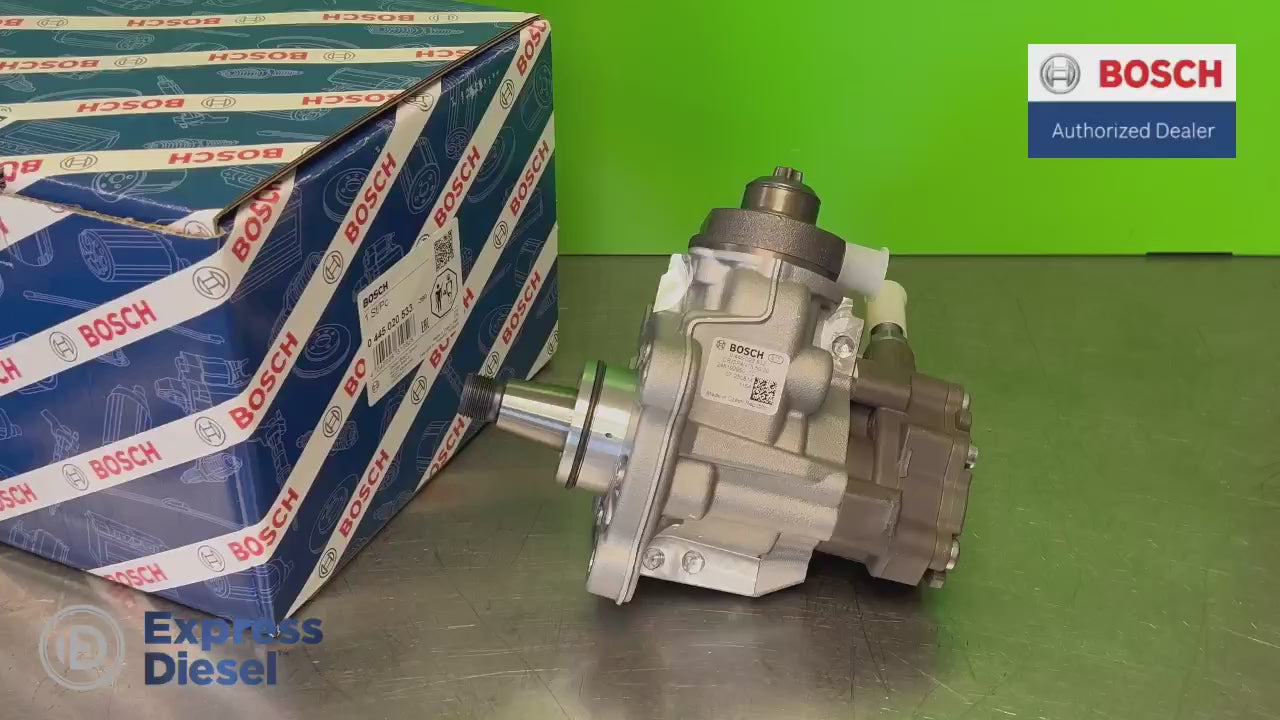 Video of the genuine new Bosch 0445020533 CP4 injection pump for Same Deutz-Fahr FARMotion tractors