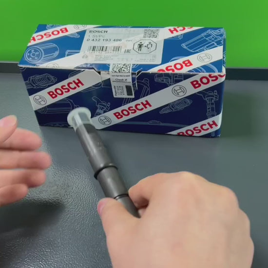Bosch 0432193486 diesel fuel injector for Deutz BF4M2012 Volvo D4D product presentation video