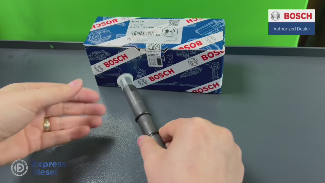 Bosch 0432193486 diesel fuel injector for Deutz BF4M2012 Volvo D4D product presentation video