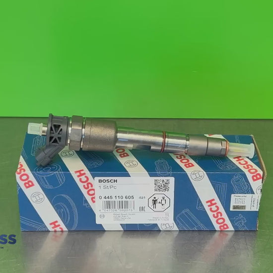 Bosch 0445110605 common rail injector product video - Deutz-Fahr 5 Series and SAME tractors
