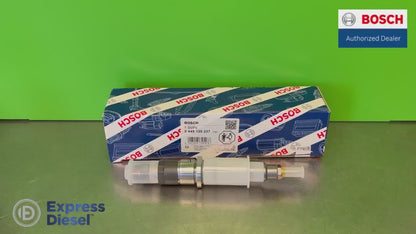 Bosch 0445120237 common rail injector product video - Cummins QSL9, Case IH and New Holland