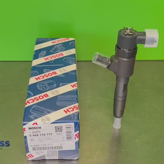 Bosch 0445110777 common rail injector product video - Kubota D1803 V2403