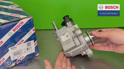 Genuine Bosch 0445020525 CP4 common rail diesel fuel injection pump for Deutz TCD 2.9L and 3.6L agricultural and industrial diesel engines video presentation